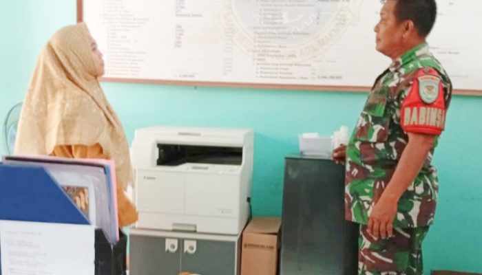 Babinsa Koramil 2301/Cilegon, Puan Ter Membahas Dana Bantuan Sosial