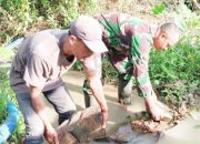 Babinsa Koramil 2306/Mancak, Karbak Perbaikan Irigasi
