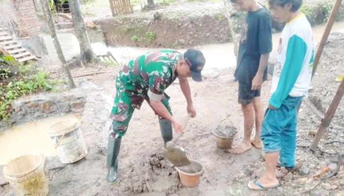Babinsa Koramil 2306/Mancak, Karbak Pembangunan Tandon