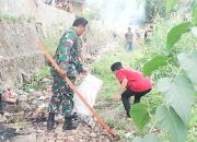 Babinsa Koramil 2304/Anyer, Karbak Pembersihan Sampah