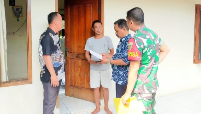 Babinsa Koramil 2303/Pulomerak, Puan Ter Pendataan Warga Pendatang
