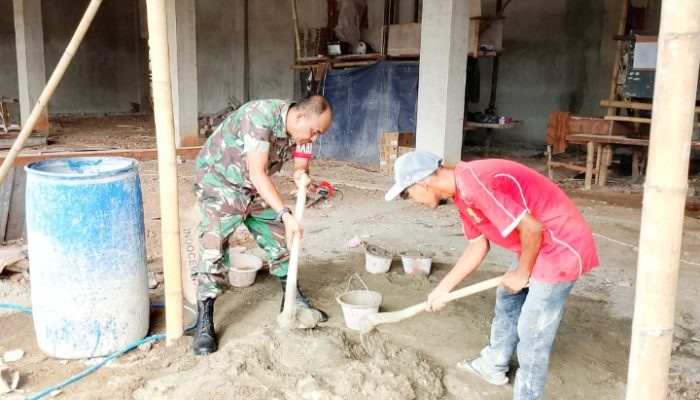 Babinsa Koramil 2301/Cilegon, Karbak Pembangunan Gedung Kantor