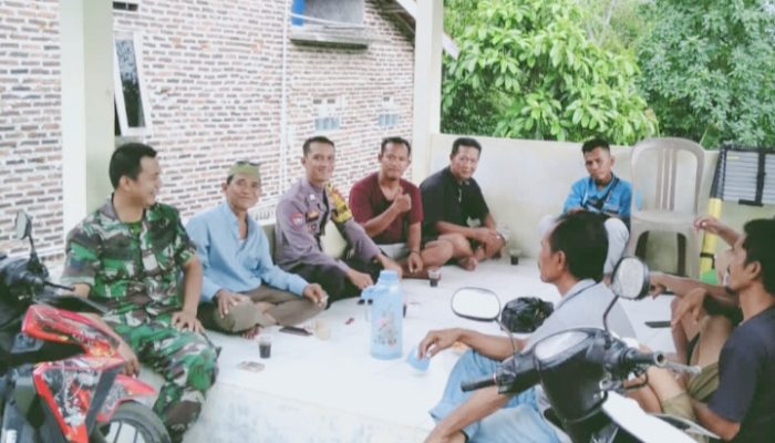 Babinsa Koramil 2301/Cilegon Komsos Membahas Program Ketahanan Pangan