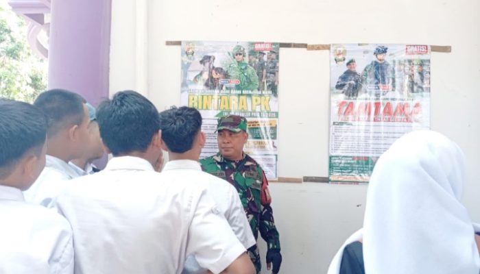 Babinsa Koramil 2301/Cilegon, Puanter Membahas Tentang Rekrutmen Calon TNI AD
