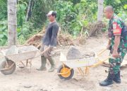 Babinsa Koramil 2307/Ciwandan, Karbak Pembangunan Rumah Warga