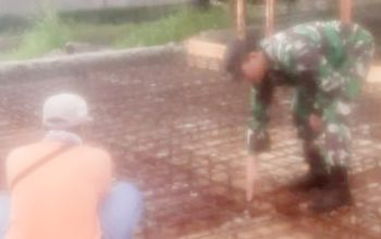 Babinsa Koramil 2305/Cinangka, Karbak Perakitan Besi Rumah