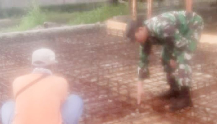 Babinsa Koramil 2305/Cinangka, Karbak Perakitan Besi Rumah