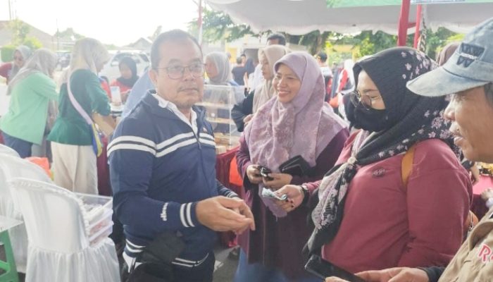 Agusfendi Hadiri Acara Senam Bersama di Halaman Kantor Wali Kota Pangkalpinang