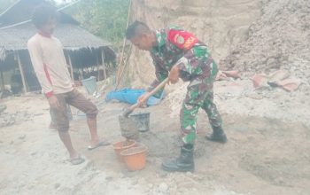 Babinsa Koramil 2304/Anyar, Karbak Pembangunan PTT