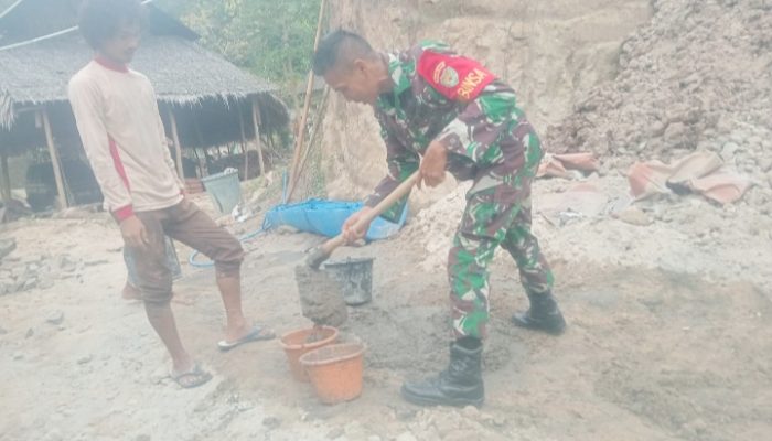 Babinsa Koramil 2304/Anyar, Karbak Pembangunan PTT