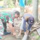 Babinsa Koramil 2307/Ciwandan, Karbak Pembangunan Jalan Setapak