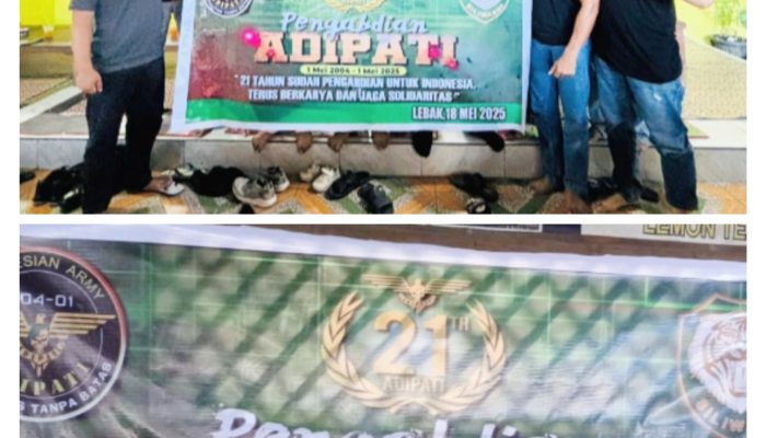 HUT Anniversary ke 21 Loyalitas Tanpa Batas “LITING ADIPATI BANTEN KOREM 064/MY”