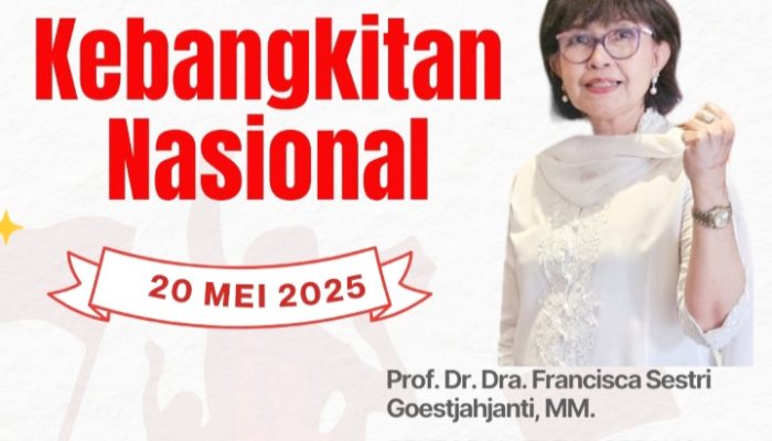 Prof.Dr.Dra.Francisca Sestri G.M.M., Rektor Unipi Tangerang Ucapkan Selamat Hari Kebangkitan Nasional