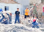Babinsa Koramil 2301/Cilegon, Karbak Pembangunan Rumah Warga