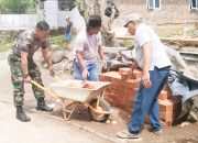 Babinsa Koramil 2307/Ciwandan, Karbak Pengangkutan Batu Bata