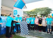 Bupati dan Wabup Bantaeng Hadiri Jalan Santai dan Sematkan Pin Gerakan Ayah Teladan