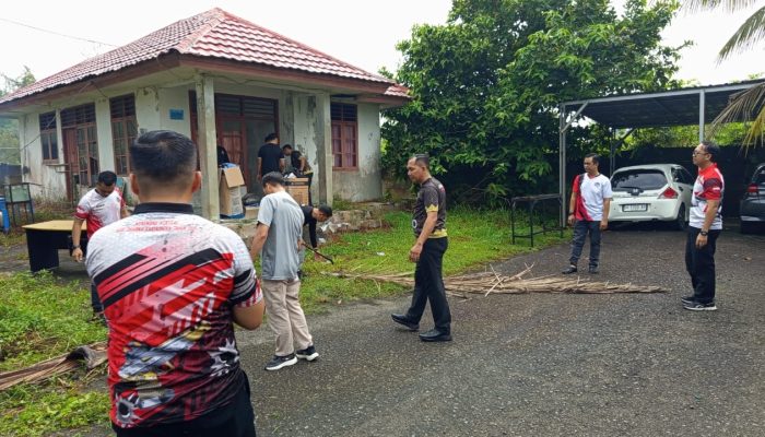 Lapas Narkotika Pangkalpinang Gelar Gotong Royong Revitalisasi Rumah Dinas Pangkalpinang