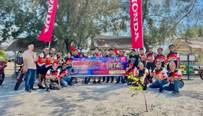 Puluhan Anggota Gelar Konvoi hingga Pantai Koala