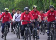 Sinergi Polri-Pemkab Takalar, Bupati Takalar Lepas Fun Bike Hari Bhayangkara ke-79 Kab. Takalar