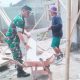 Babinsa Koramil 2303/Pulomerak, Karbak Pembuatan Balai Warga