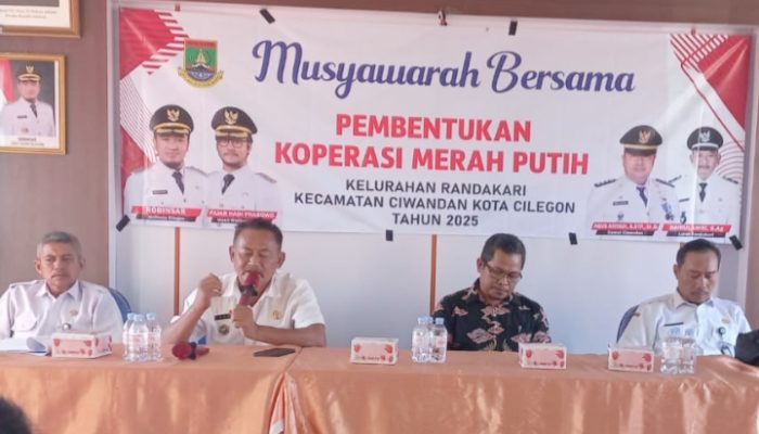 Pembentukan Koperasi Merah Putih : Kepengurusan di Kukuhkan Lansung Oleh Camat Ciwandan