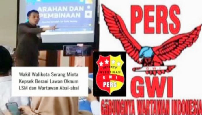 Pernyataan Wakil Wali Kota Serang Menyesatkan Publik, GWI angkat Bicara