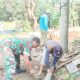 Babinsa Koramil 2307/Ciwandan, Karbak Pembangunan Jalan Setapak