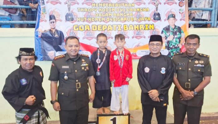 653 Pesilat Ramaikan Kejuaraan Piala Dandim 0413/Bangka Ajang Seleksi Menuju Kejuaraan Silat Tingkat Provinsi