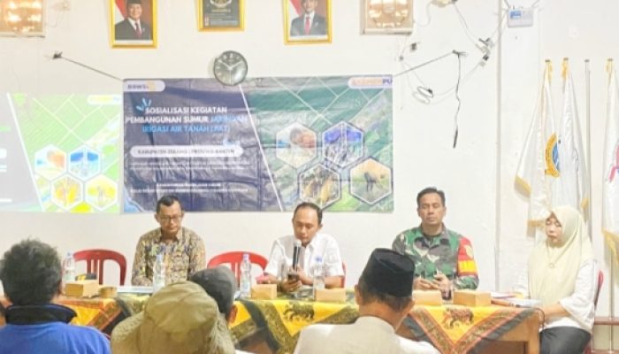 Babinsa Koramil 2304/Anyar Giat Bintahwil Pendampingan Sosialisasi Pembangunan Sumur