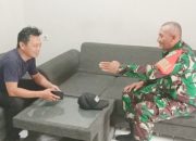 Babinsa Koramil 2307/Ciwandan, Komsos Membahas  Gotong Royong