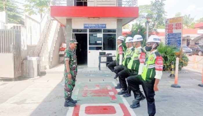 Babinsa Koramil 2303/Pulomerak, Giat Bintawil Materi Latihan Baris Berbaris