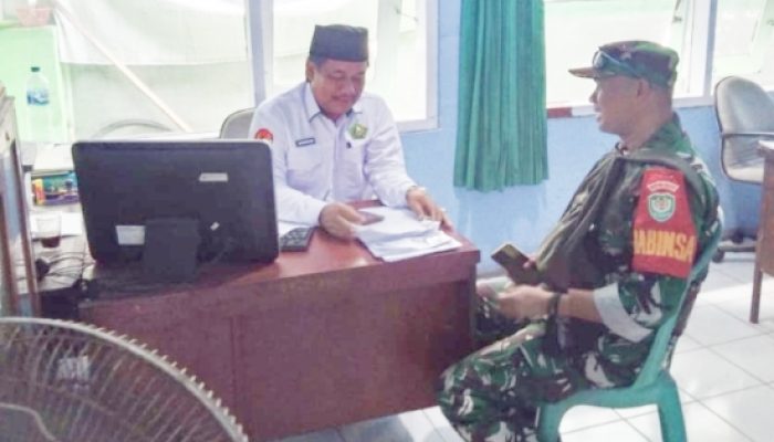 Babinsa Koramil 2304/Bojonegara, Komsos Membahas Tentang Kamtibmas