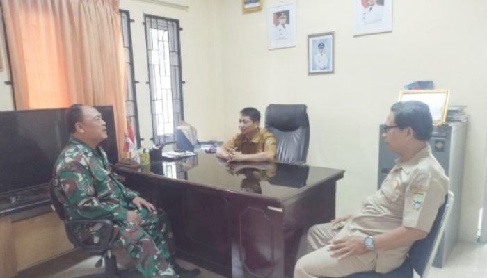 Babinsa Koramil 2307/Ciwandan, Komsos Membahas Gotong Royong