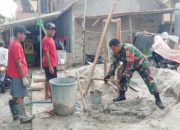 Babinsa Koramil 2301/Cilegon, Karbak Pembangunan Rumah Warga