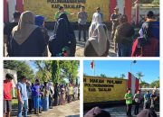Dua Kelurahan di Kec- Pattallassang Kompak Gelar Aksi Bersih-Bersih di Taman Pahlawan Polombangkeng, Dukung Pengurangan Sampah Plastik