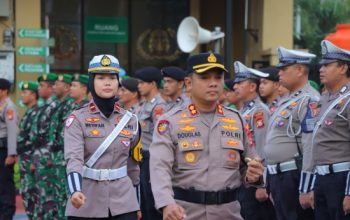 Polres Maros Gelar Ops Patuh 2025, Kapolres Maros Pimpin Apel Gelar Pasukan