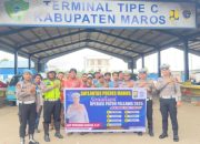 Sat Lantas Polres Maros Sosialisasi Pelanggaran Prioritas Operasi Patuh Pallawa 2025