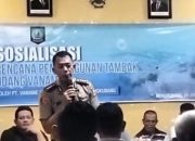 Tampil sebagai Pembicara Sosialisasi, Oknum Kombes Pol. Nizar Diduga berada Balik Proyek Pembangunan Tambak PT. VIP