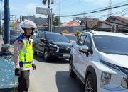 Kapolres Maros Turun Langsung Urai Kemacetan di Batas Kota Maros-Makassar