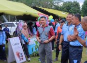 Kapolres Maros Turut Meriahkan Kegiatan Bazar Dan Pasar Murah Dalam Rangka Hari Bakti TNI AU