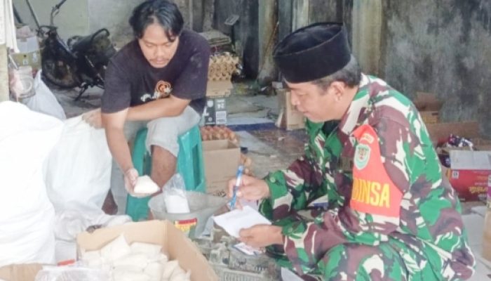 Babinsa Koramil 2305/Cinangka, Puanter Pendataan Harga Sembako