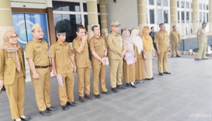 Pimpin Apel Gabungan Pemerintahan Kota Pangkalpinang, Mie Go Sampikan PAD Sudah Mencapai Diatas 40%
