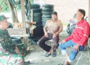 Babinsa Koramil 2306/Mancak, Komsos Membahas Gotong Royong Jalan