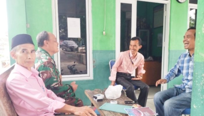 Koramil 2307/Ciwandan Gelar Komsos Bersama Tokoh Masyarakat, Bahas Gotong Royong dan Kepedulian Lingkungan