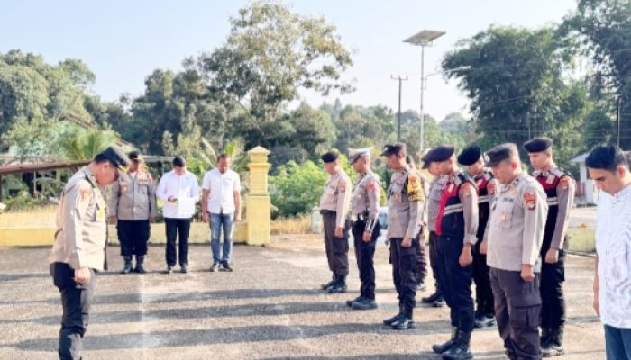 Polres Bangka Tengah Amankan Peluncuran 80.000 Koperasi Presiden Jokowi Pantau Virtual, Acara Berlangsung Kondusif