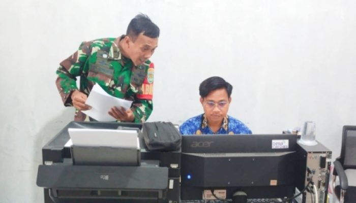 Koramil 2302/Bojonegara Laksanakan Kegiatan Puanter Untuk Pemutahiran Data Teritorial di Wilayah Binaan