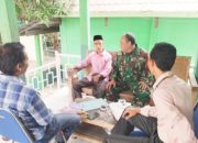 Babinsa Koramil 2307/Ciwandan Gencarkan Komsos, Bahas Gotong Royong Lingkungan dan Pembangunan Masjid
