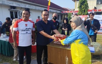 Mie Go Hadiri Kegiatan Senam Seperadik dan Pasar Murah