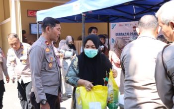 Polres Maros Gelar Gerakan Pangan Murah, 3 Ton Beras Disalurkan untuk Masyarakat