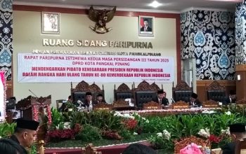 Pj Wali Kota Pangkalpinang Hadiri Rapat Paripurna, Dengar Pidato Kenegaraan Presiden